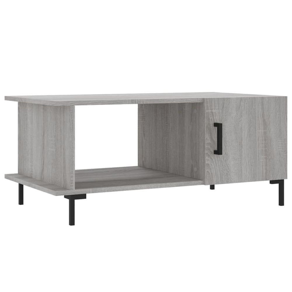 Vidaxl Konferenčný stolík sivý sonoma 90x50x40cm kompozitné drevo